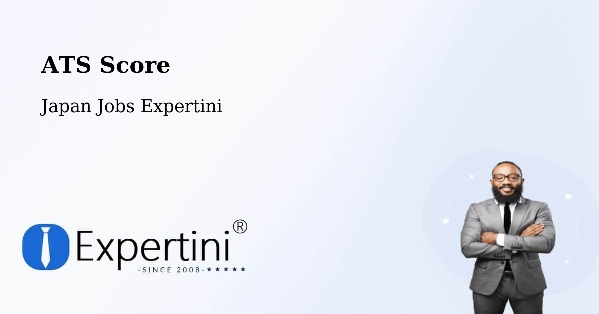 Resume ATS Score & Job Description Match Tool – Ōmagari - Japan Jobs Expertini